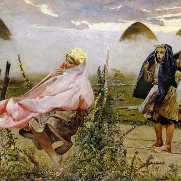obraz Malczewskiego pt. Boginka w dziewannach
