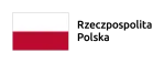 Grafika Przedstawia flagę w barwach biały na górze, czerwony na dole z dopiskiem: Rzeczpospolita Polska