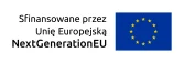 Grafika przedstawia logo flagi Unii Europejskiej (niebieski prostokąt z 12 żółtymi gwiazdkami rozpieszczonymi po okręgu)  wraz z opisem: sfinansowano przez Unię Europejską
